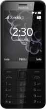 Nokia 230 Single-SIM black/silver