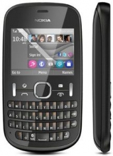Nokia Asha 201 with branding