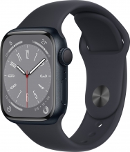 Apple Watch Series 8 (GPS) 41mm aluminium midnight with sport wristlet midnight 