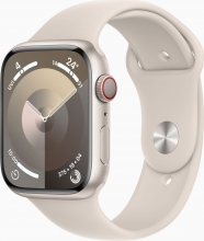 Apple Watch Series 9 (GPS + cellular) 45mm aluminium Polarstern with sport wristlet S/M Polarstern 