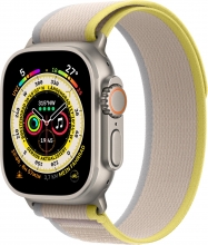 Apple Watch Ultra with Trail Loop M/L yellow/beige 