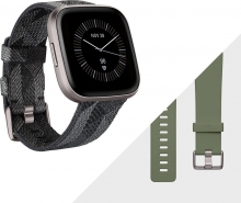 Fitbit Versa 2 Special Edition activity tracker smoke woven/mist grey aluminium 