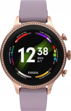 Fossil Gen 6 Smartwatch 42mm purple Silicone 