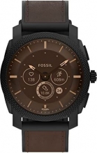Fossil Machine Gen 6 hybrid Smartwatch Dark Brown Leather