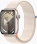 Apple Watch Series 9 (GPS) 41mm aluminium Polarstern with Sports Loop Polarstern 