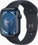 Apple Watch Series 9 (GPS) 45mm aluminium midnight with sport wristlet S/M midnight 