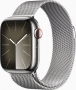 Apple Watch Series 9 (GPS + cellular) 41mm stainless steel silver with Milanaise-Wristlet silver 