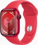 Apple Watch Series 9 (GPS + cellular) 41mm aluminium (PRODUCT)RED with sport wristlet M/L (PRODUCT)RED 
