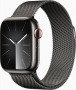 Apple Watch Series 9 (GPS + cellular) 41mm stainless steel graphite with Milanaise-Wristlet graphite 