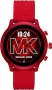 Michael Kors Access MKGO with silicone bracelet red 