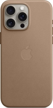 Apple Feingewebe case with MagSafe for iPhone 15 Pro Max Taupe 