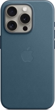 Apple Feingewebe case with MagSafe for iPhone 15 Pro pacific blue 