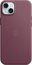 Apple Feingewebe case with MagSafe for iPhone 15 Plus Mulberry 