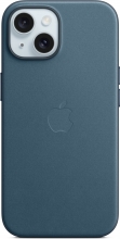 Apple Feingewebe case with MagSafe for iPhone 15 pacific blue 