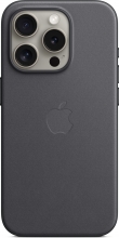 Apple Feingewebe case with MagSafe for iPhone 15 Pro black 