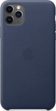 Apple iPhone 11 Pro Max Leather Case Midnight Blue 