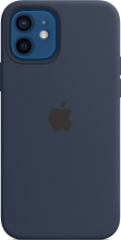 Apple iPhone 12/iPhone 12 Pro Silicone Case with MagSafe Deep Navy 