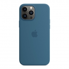 Apple iPhone 13 Pro Max Silicone Case with MagSafe Blue Jay 