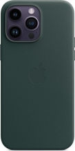 Apple leather case with MagSafe for iPhone 14 Pro Max forest green 