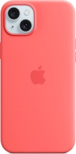 Apple silicone case with MagSafe for iPhone 15 Plus Guave 