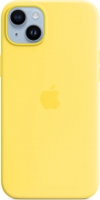 Apple silicone case with MagSafe for iPhone 14 Plus canary yellow 