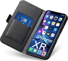 Aunote wallet for Apple iPhone XR black 