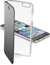 Cellularline clear Book for Apple iPhone 6/6s black 
