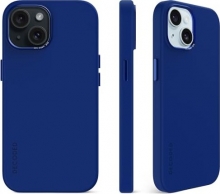 Decoded AntiMicrobial Silicone Back Cover for Apple iPhone 15 Pro Galactic Blue 