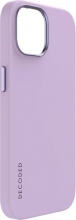 Decoded AntiMicrobial Silicone Back Cover for Apple iPhone 15 Plus Lavender 