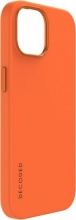 Decoded AntiMicrobial Silicone Back Cover for Apple iPhone 15 Apricot 