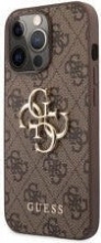 Guess Hard Cover 4G Metal Logo for Apple iPhone 13 Pro brown 