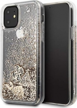 Guess Hard Cover Glitter Hearts for Apple iPhone 11 gold 