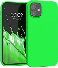 KWMobile TPU Silicone case for Apple iPhone 12 mini neon green 