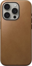 Nomad modern Leather case for Apple iPhone 15 Pro English Tan 