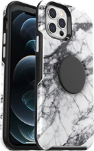 Otterbox otter + Pop Symmetry for Apple iPhone 12/12 Pro white marble graphic 