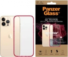 PanzerGlass clear case colour AntiBacterial for Apple iPhone 13 Pro Max Tangerine Limited Edition 