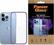 PanzerGlass clear case colour AntiBacterial for Apple iPhone 13 Pro Grape Limited Edition 