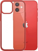 PanzerGlass clear case colour AntiBacterial Limited Edition for Apple iPhone 12 Pro Max red 