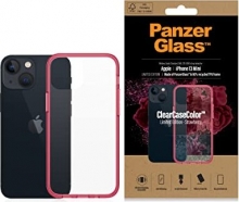 PanzerGlass clear case colour AntiBacterial for Apple iPhone 13 mini Strawberry Limited Edition 