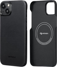 Pitaka MagEZ case 4 Twill for Apple iPhone 15 Plus black/grey 