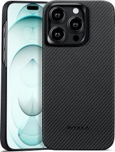 Pitaka MagEZ case 4 Twill for Apple iPhone 15 Pro Max black/grey 