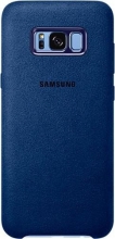 Samsung EF-XG955AL Alcantara Cover for Galaxy S8+ blue 