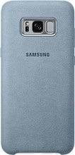 Samsung EF-XG955AM Alcantara Cover for Galaxy S8+ mint green 