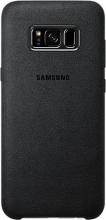 Samsung EF-XG955AS Alcantara Cover for Galaxy S8+ dark grey 