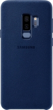 Samsung EF-XG965AL Alcantara Cover for Galaxy S9+ blue 