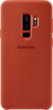 Samsung EF-XG965AR Alcantara Cover for Galaxy S9+ red 