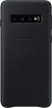 Samsung Leather Cover for Galaxy S10 black 