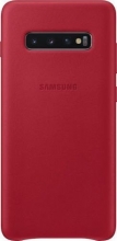 Samsung Leather Cover for Galaxy S10+ red 