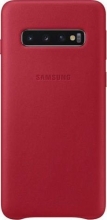 Samsung Leather Cover for Galaxy S10 red 