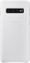 Samsung Leather Cover for Galaxy S10 white 